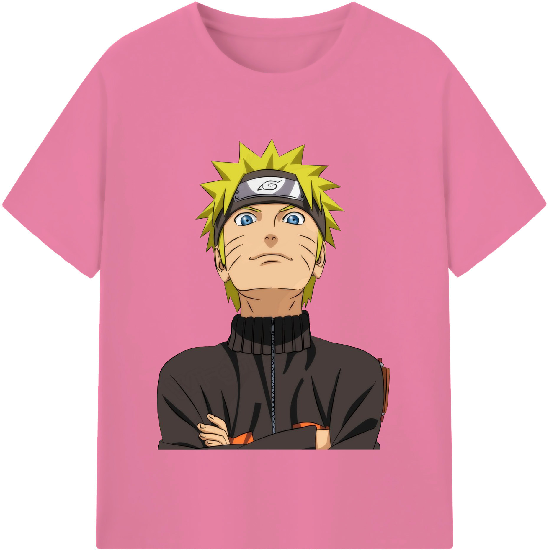 （画像用） NARUTO -ナルト- うずまき ナルト Uzumaki Naruto 綿100％半袖Tシャツ（フロントプリント）